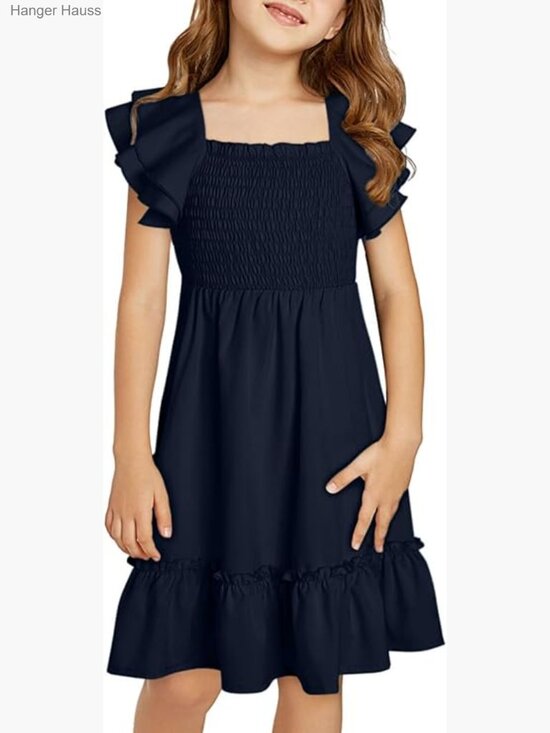Other - Tween Girls Ruffle Sleeve Dress Size 6-15 Years